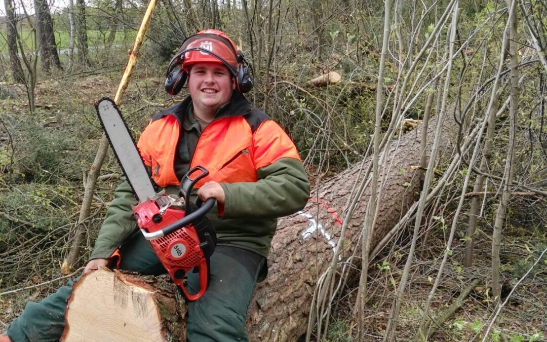 José Vilaplana de Trabajos Forestales, en Alemania