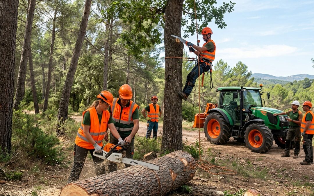 EFA La Malvesía participa en el proyecto FOREST-TRAINING para impulsar el empleo en el sector forestal